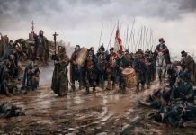 La Inmaculada de Empel en el patio de armas El Milagro de Empel