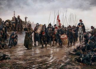 La Inmaculada de Empel en el patio de armas El Milagro de Empel