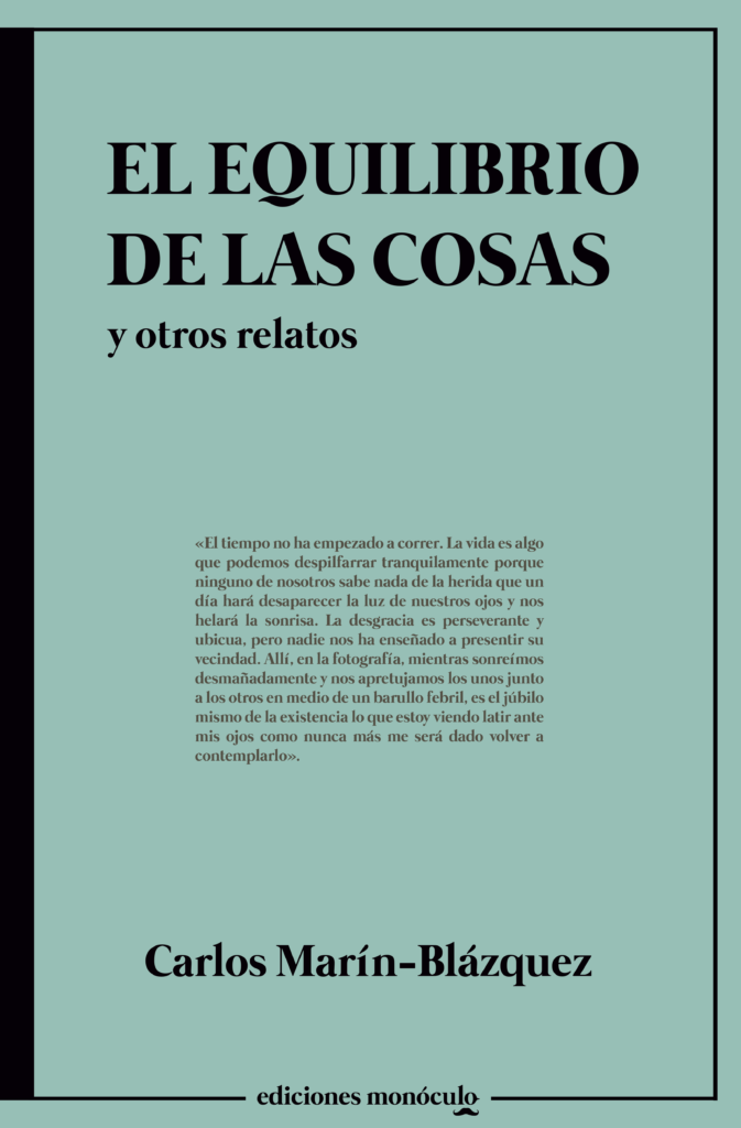 El equilibrio de las cosas