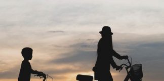 Una bicicleta chirriante