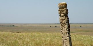 Así vuela el chamán Kazajstán