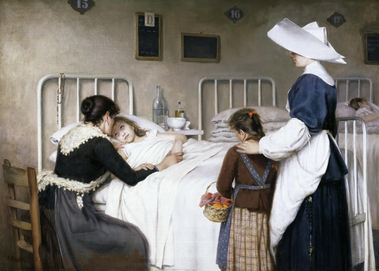 La visita de la madre al hospital — Enrique Paternina